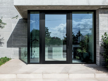 NOVA - Pivot glass entry door by OIKOS VENEZIA - view 2